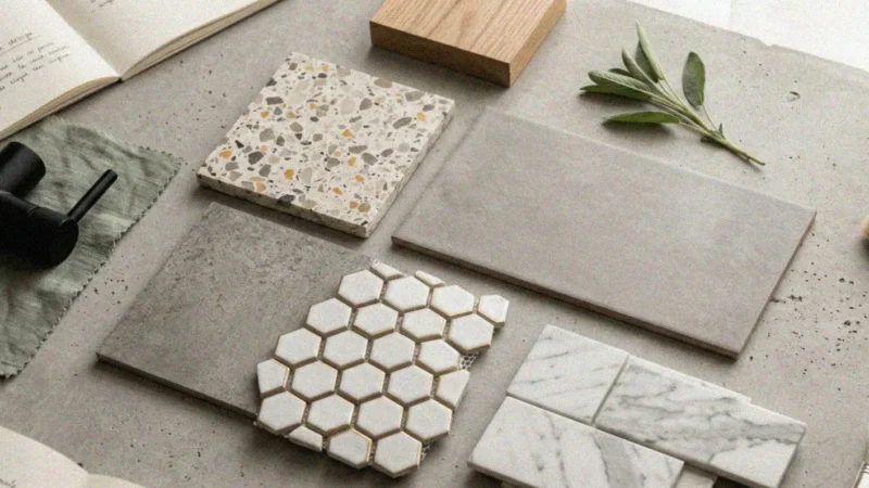 Carrelage salle de bain : tendances et prix au m²