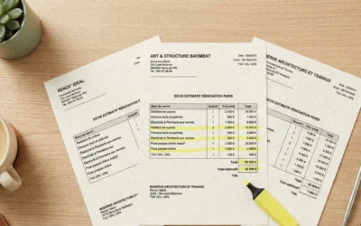 Comment comparer des devis de travaux ?