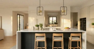 Îlot central de cuisine : idées, dimensions et prix