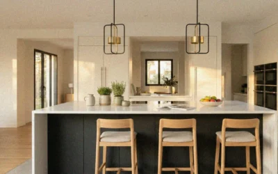 Îlot central de cuisine : idées, dimensions et prix