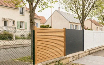 Prix clôture : grillage, bois, alu et PVC comparés