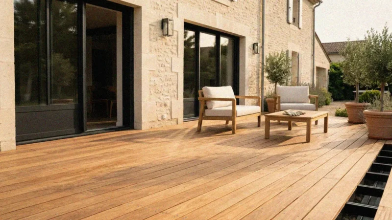 Prix terrasse bois au m² : essences, pose et entretien