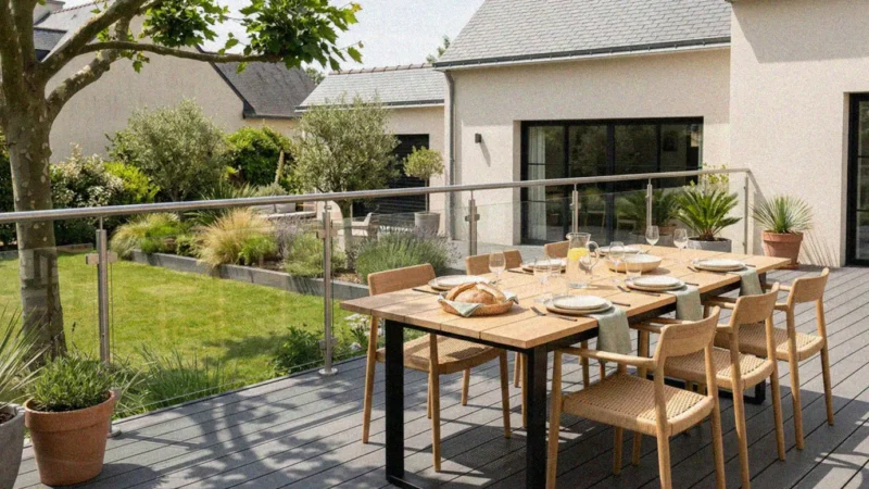 Terrasse composite : avantages, prix et entretien